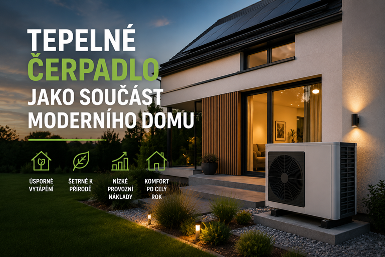 🔎 Tepelné čerpadlo jako součást moderního domu
