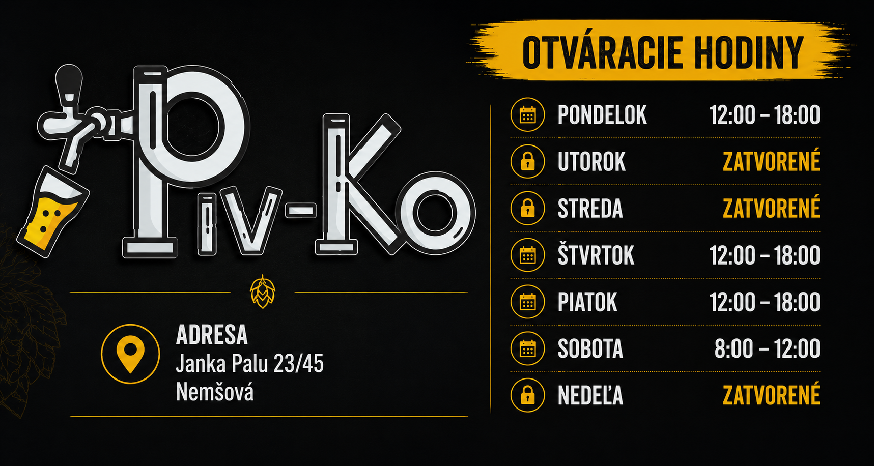 Otváracie hodiny