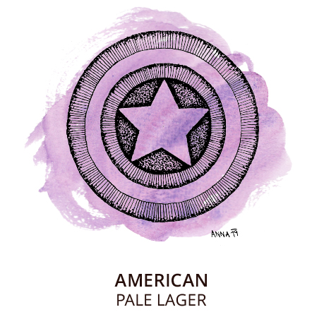 etiketa american pale lager