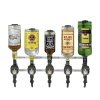 8591 W 5 WANDGRUPPENHALTER F+£R 5 FLASCHEN MIT SPIRIT MASTER 20 ml. 1,0 lt. + FLASCHEN 01