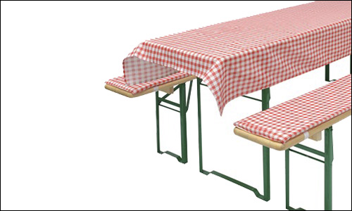 Podušky a obrusy na pivné sety