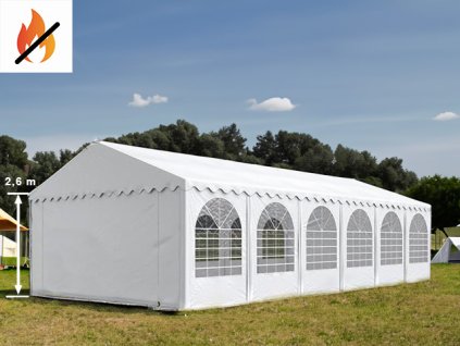 Zahradní Party stan 8x12m Professional Plus (Kopie) (Bočné plachty 12ks plných bočníc bez okien)