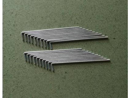 Sada kotviacich kolíkov 4x160mm - 20ks
