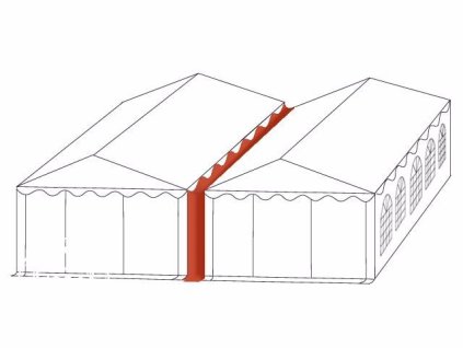 Spojovací odkvap PVC - 4m