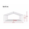 Zahradny party stan 6x10m