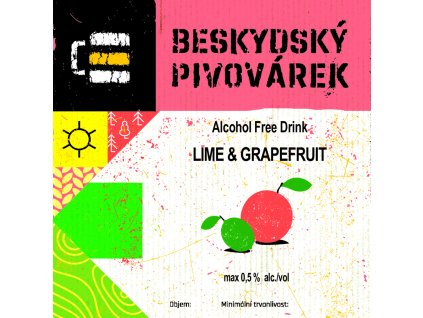 lime and grapefruit