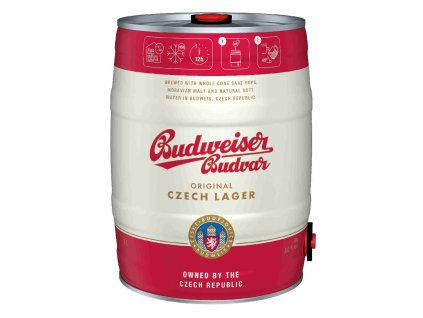 BUDWEISER BUDVAR 12 světlý ležák 5l SOUDEK
