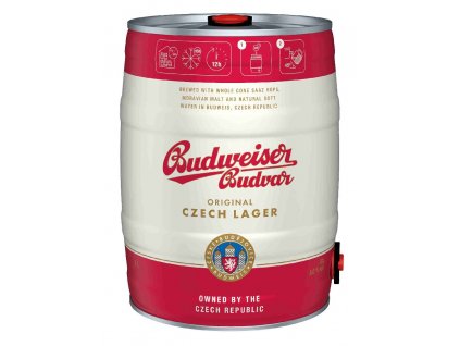 BUDWEISER BUDVAR 12 světlý ležák 5l SOUDEK