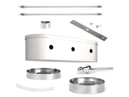 Kování D 130 nerez L 450 - 3 ot.