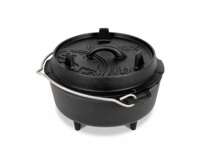 vyr 36472 Litinovy kotlik 1 6 l s poklici Dutch Oven s nozkami Petromax 707050