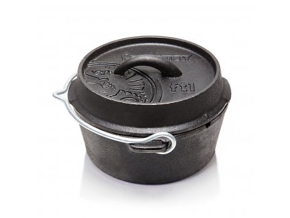 vyr 36457 Litinovy kotlik 0 9 l s poklici Dutch Oven Petromax 701751 a