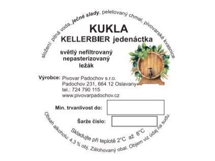 KUKLA 11% - Světlý Ležák