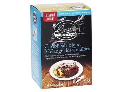 premium caribbean blend 48 ks brikety udici bradley smoker