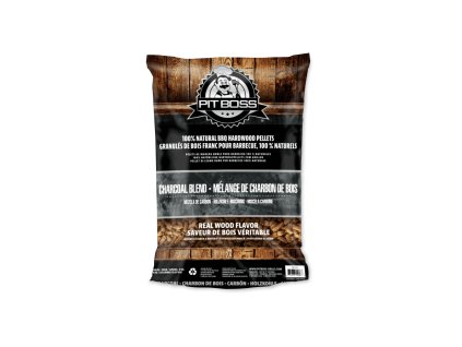 drevene pelety charcoal blend 9 kg pit boss