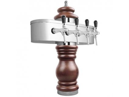 Stojan BAROKO 4koh.chrom L-450 (rustikál)