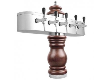 Stojan BAROKO 5koh.chrom L-550 (rustikál)