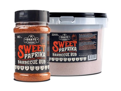 BBQ koření Sweet Paprika Premium BBQ 2,2 kg Grate Goods