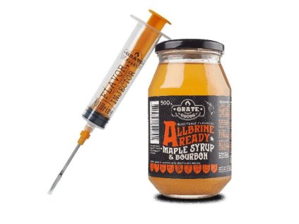 BBQ solný nálev AllBrine Ready Maple & Bourbon 500ml Grate Goods