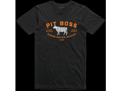 panske triko m cerna pit boss