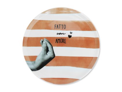 assiette a pizza atina terracotta