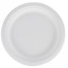Talíř TŘTINA 258/20,5mm bílý 50KS