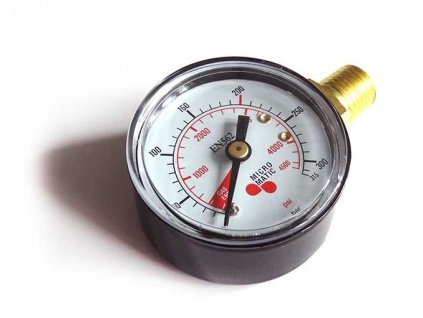 red ventil manometr tlak v lahvi co2 n2
