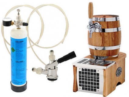 Luxusní pivní chlazení SOUDEK 20 Green Line NEW - komplet bombička CO2 BAJONET  + Dárek zdarma