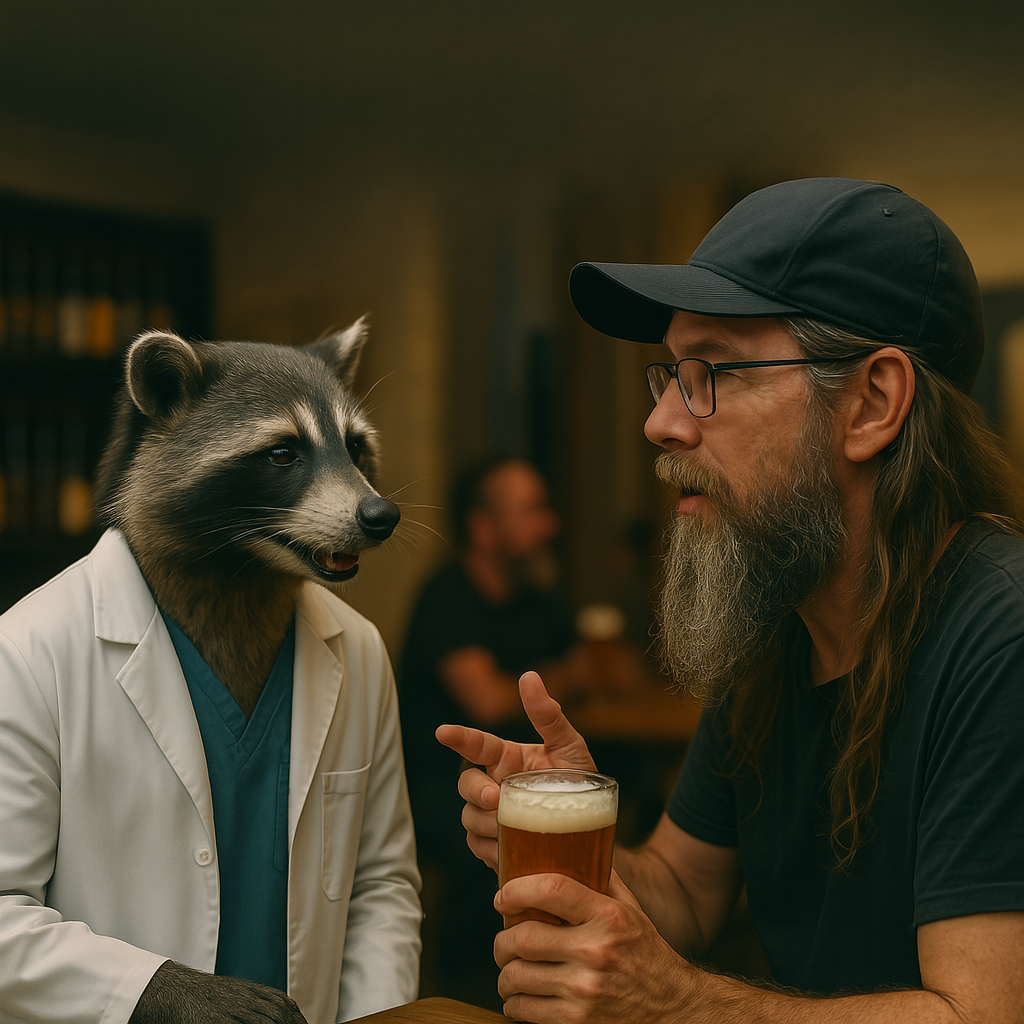 Mýval kecá s Paragánem