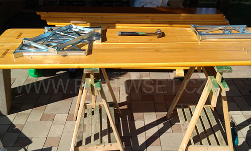 Návod inspirace výroba dřevěné lavice