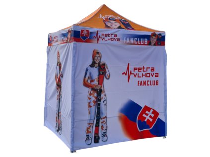Nůžkový reklamní stan s potiskem 2x2m Hliníkový