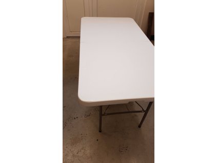 Cateringový stůl skládací - plastový délka 150cm - POUŽITÉ ZBOŽÍ SE SLEVOU