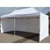 Nůžkový Párty stan 4x6m Ocelový PREMIUM - 4ks plné bočnice