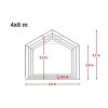 Zahradní Párty stan 4x6m Max+