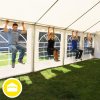 Zahradní Párty stan 5x12 m PVC Standard Ohnivzdorný barva Bílá