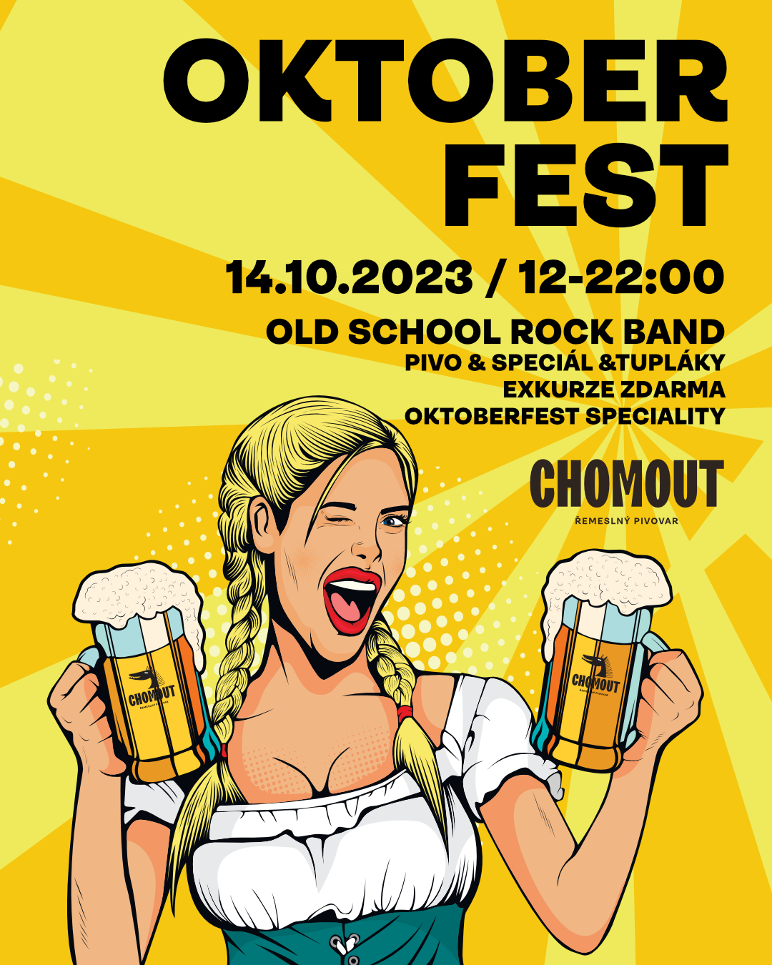 Oktoberfest v Chomoutu již příští týden