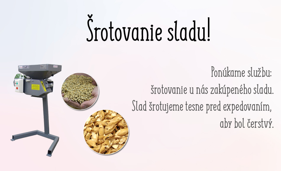 Šrotovanie sladu