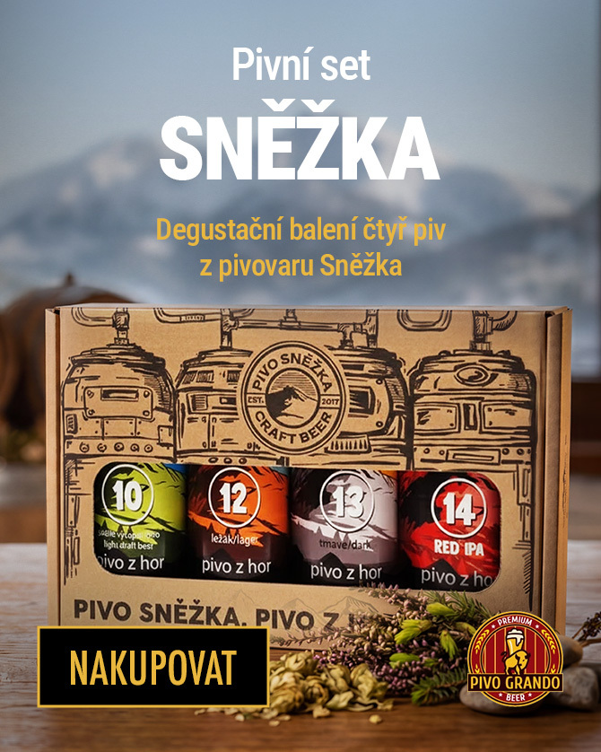 Dárkový pivní set Sněžka