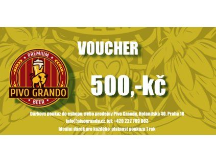 Dárkový voucher 500 Kč