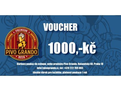 Dárkový voucher 1000 Kč