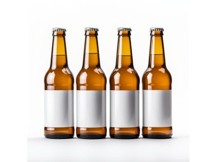 obumbalek beer bottles with pure white label without any design 52992cae b9ee 449a bfcf d2c21f53b695