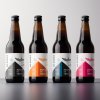 obumbalek black and white picture of 4 beer bottles next to eac 050fbcd8 3cca 43d0 a694 08cb1ff597eb