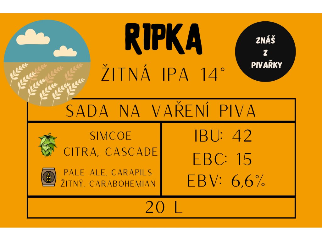 Produktovky sady na pivo