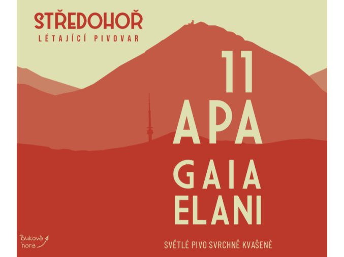 Středohoř pivo pivovar středohoří gaia elani APA