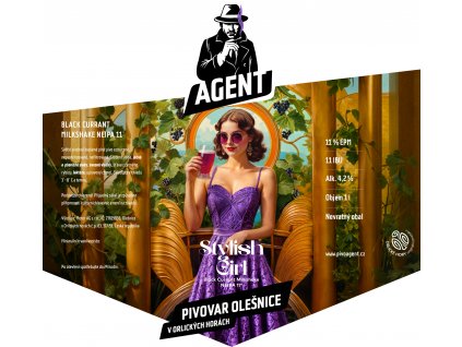 Stylish Girl Black Currant