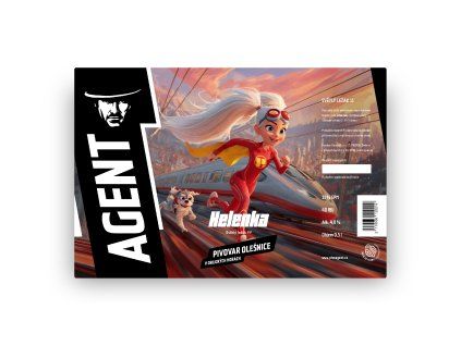 Agent Helenka 2025 plechovka label