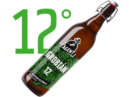 Grobián extra bitter fresh hop lager 12° 1L