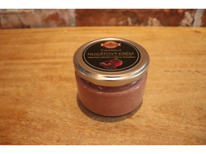 Čokoládový nugátový krém - Pekanový s jahodou a růžovou čokoládou