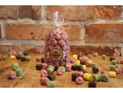 Marshmallow obalované v čokoládě - Malina