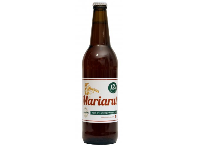 Mariarut - polotmavý ležák 12% 0,5 l