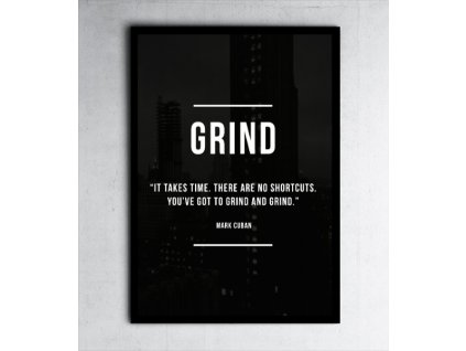 Grind Mark Cuban - Motivační obraz